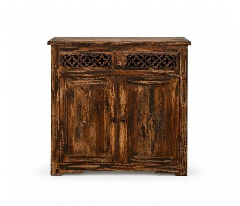 Image 2 for Zinia 2 Drawer 2 Door Cabinet Sheesham Wood (WI)