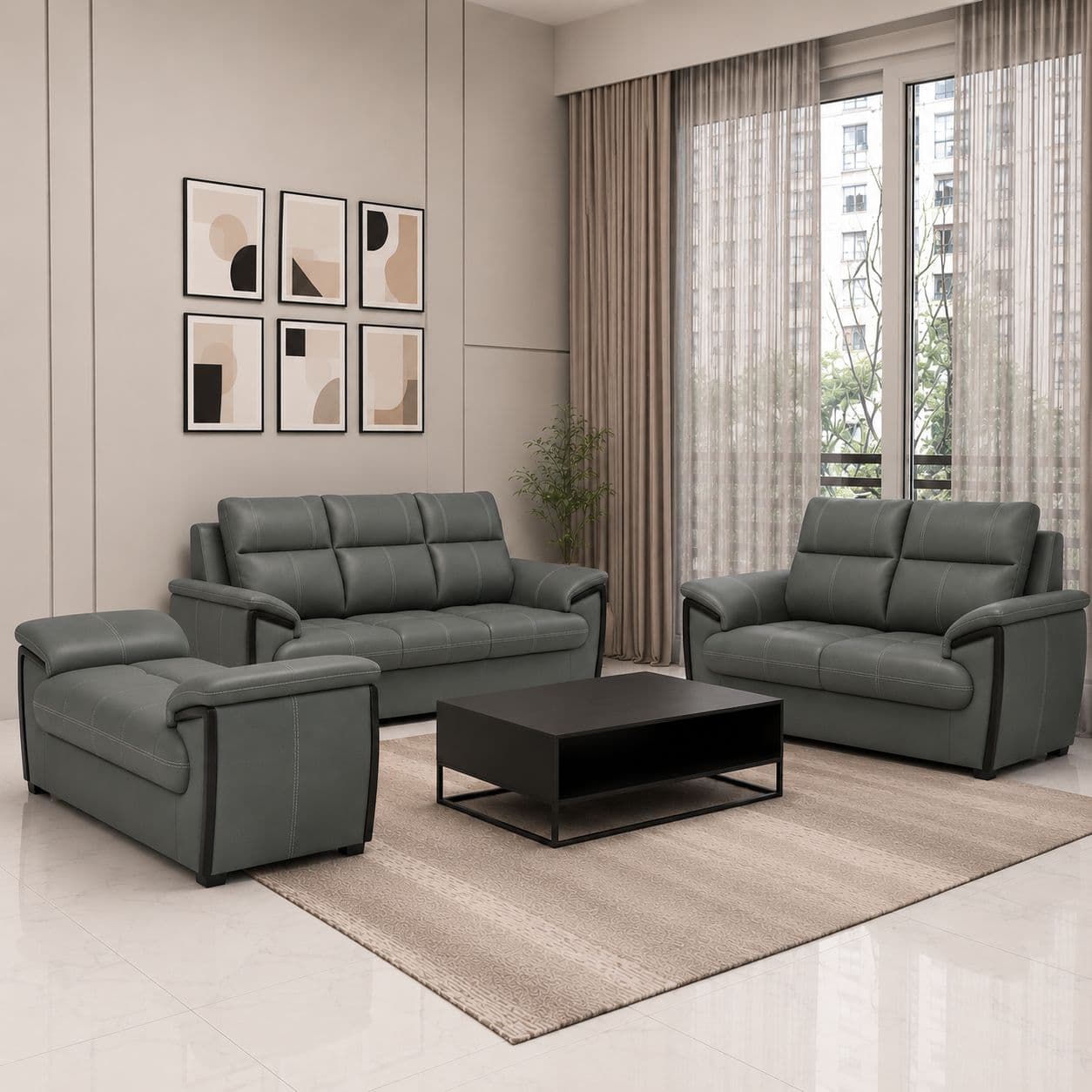 3+2+D Seater