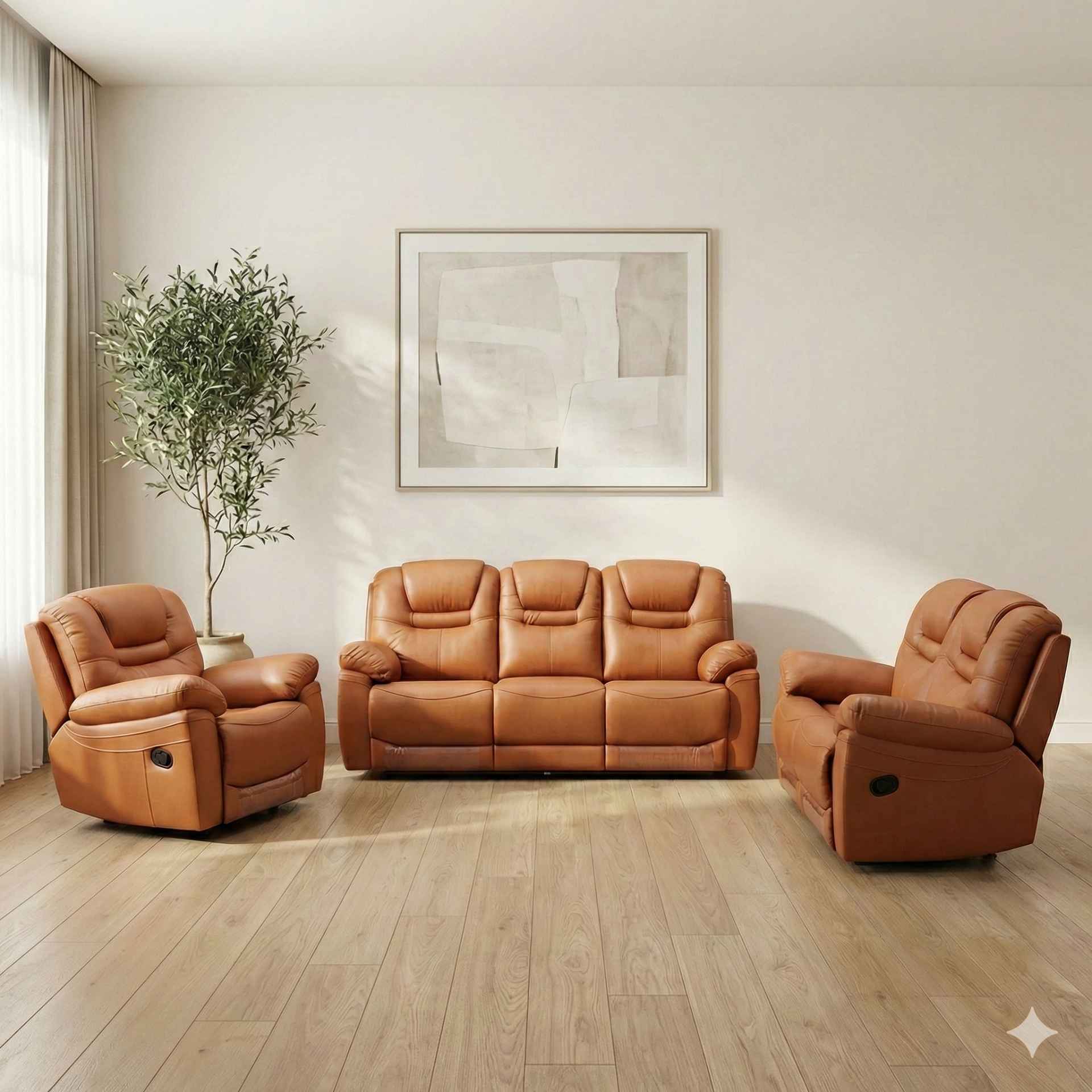 Vertex Recliner Sofa (CP)