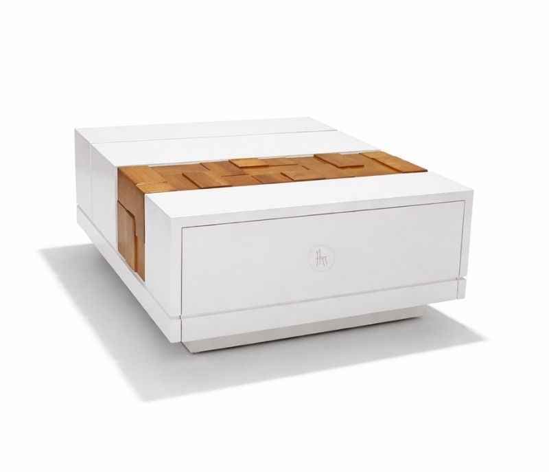 Image 2 for Center Table New  With Wooden And Pu Top And Base (WH OTD)