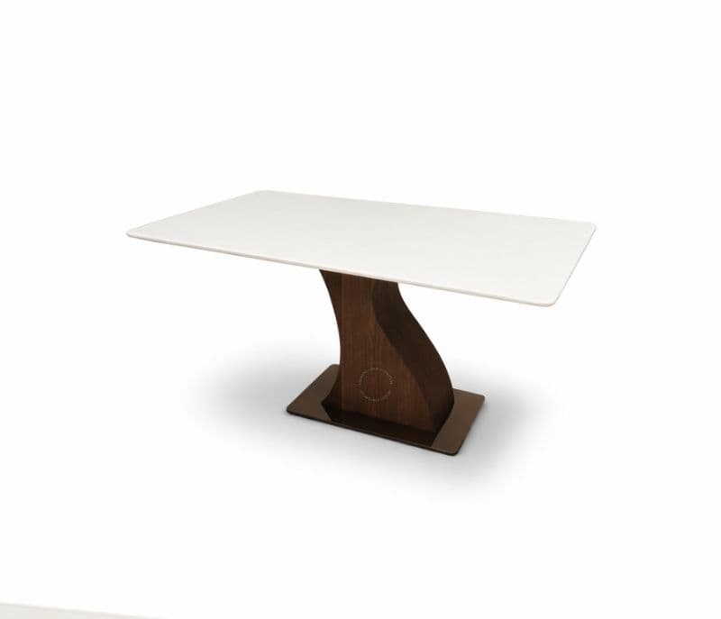 Image 9 for DT 803 Onyex+DC 1058 Grey  1+6 Onyex Marble Top With Ash Wood Base (HYD)(CP)