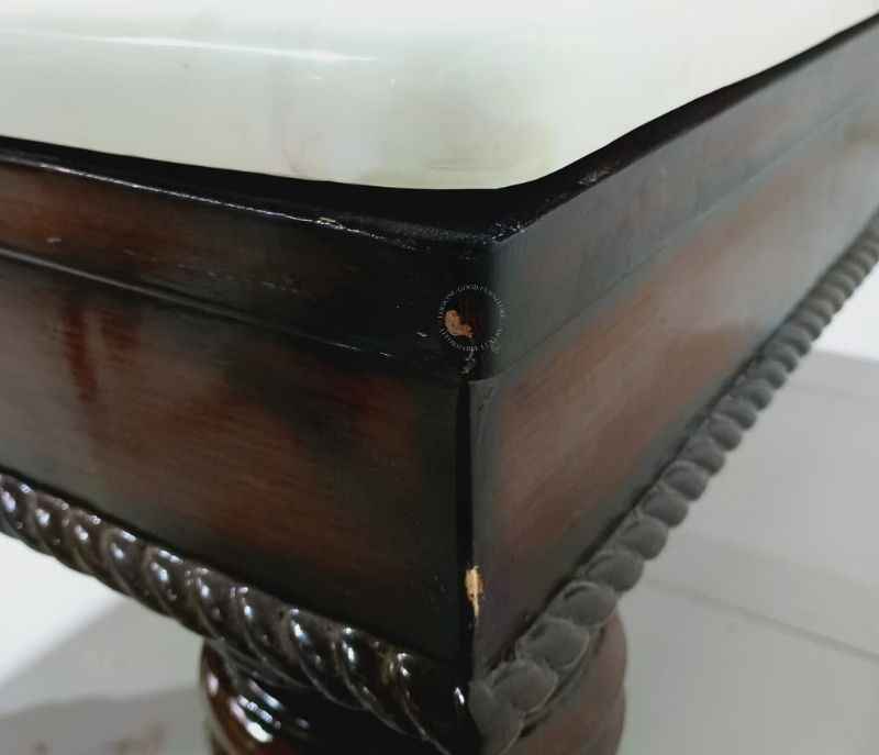 Image 12 for Double-Handle-1+6 Dining Set Marble Top (BTM OTD)