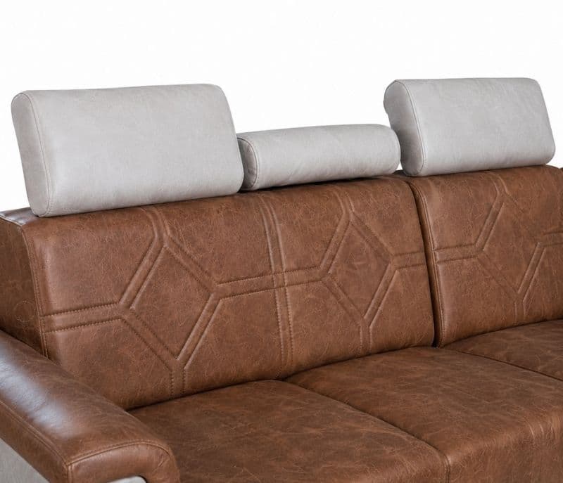 Image 3 for Diamond L-Shape Sofa Solid Neem Wood (ZAM) (OWD)