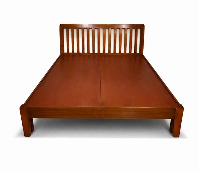 Image 6 for Strip Queen Sized Wooden Bed without Storage (BSK)