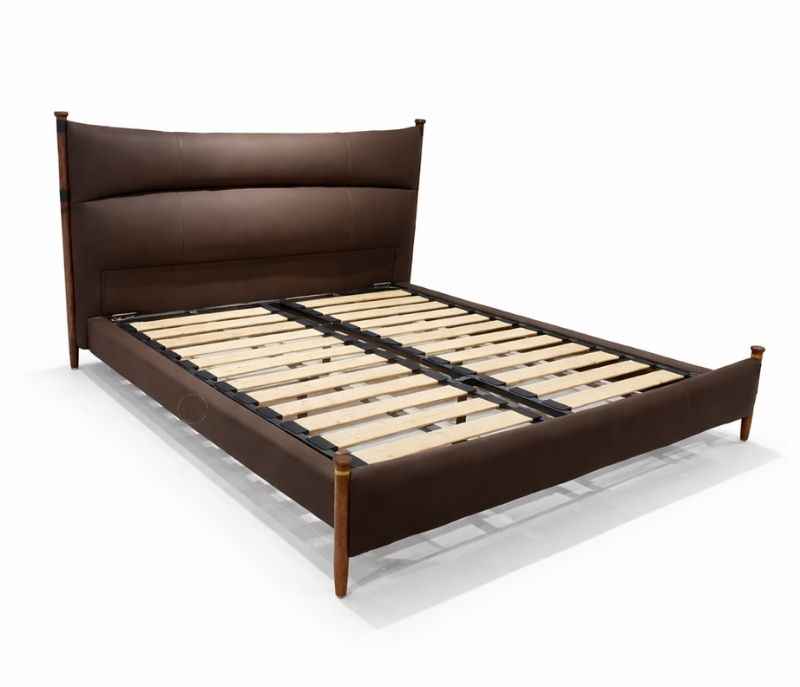 Image 8 for 2502 Queen Size Leather Bed without Storage (HYD)