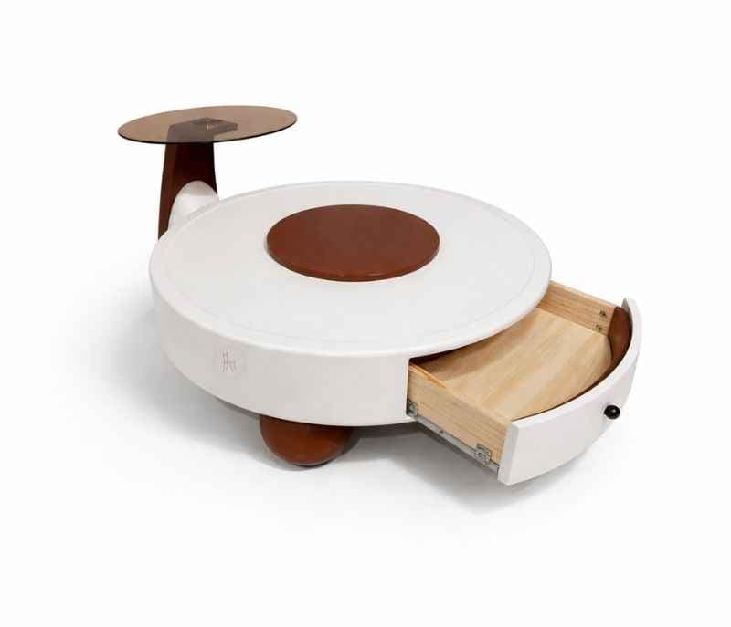 Image 3 for Center Table 1069 Wood Top With Storage (HYD)