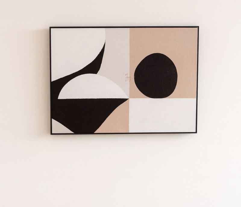 70X100 CM Hardbord Frame Modern Art Print