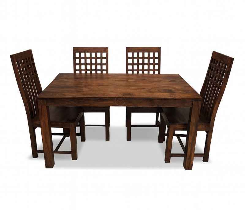 Image 4 for BG-W-48/W-62 Dining Set 1+4 Chair + Bench (BSK)