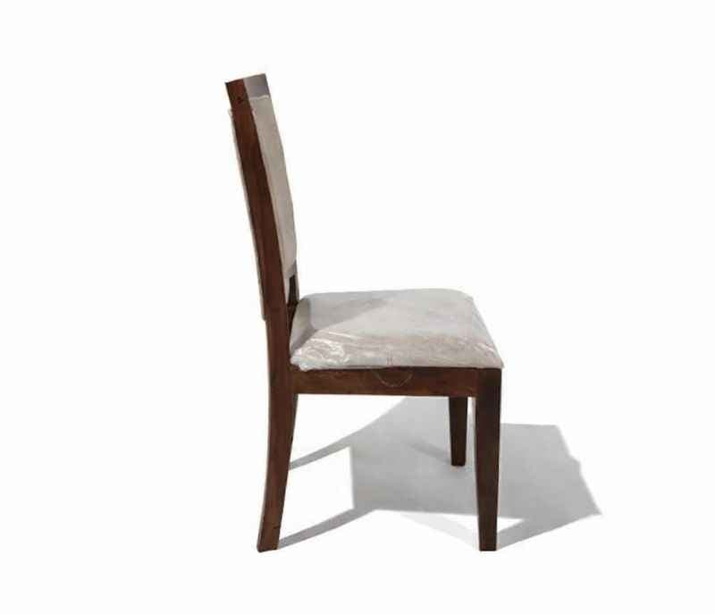 Image 5 for Rexa 6 Seater Ash Wood Dining Set with Premium Fabric Upholstery (WH) (BWD)