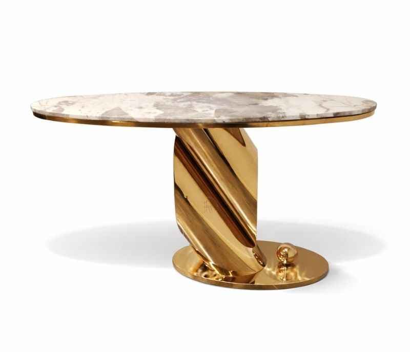 Image 3 for X-06 Console Table Marble Top (HYD OTD)