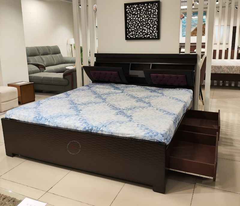 Image 4 for Bahubali cot 72x78 box King Size (BTM OTD)