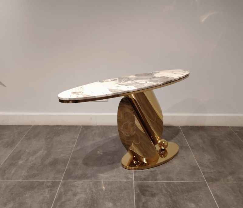 Image 4 for X-06 Console Table Marble Top(HYD OTD)