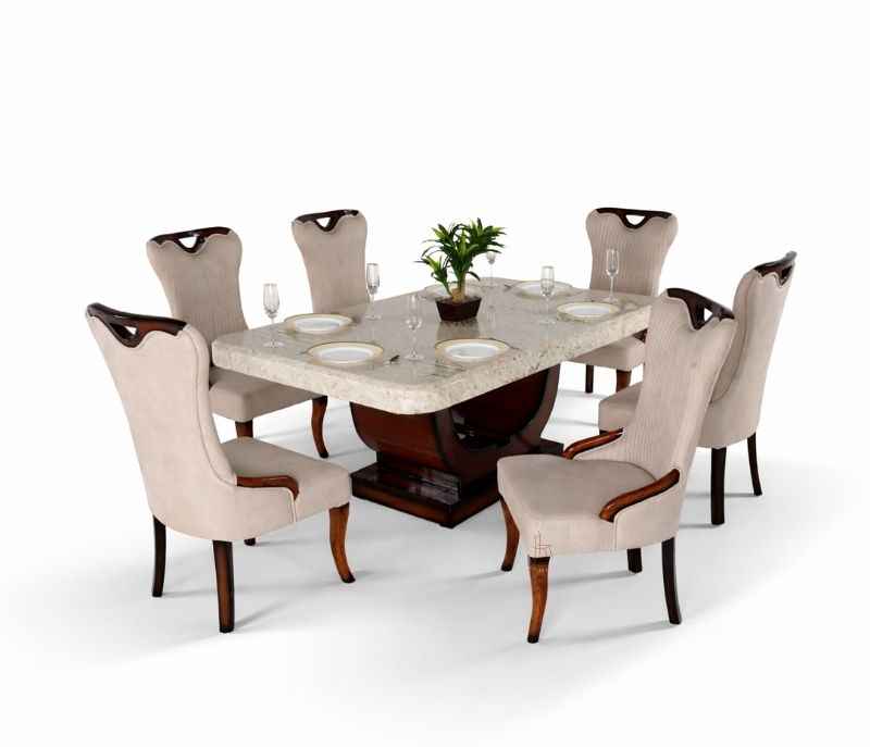 Image 10 for Diya Handle 1+6 Dining Set (RCH TD) (OWD)