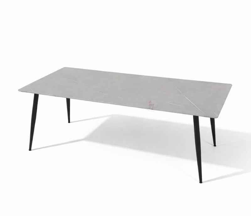 Image 2 for Mendy Armanigrey 8 Seater Marble dining Table with Metal Base