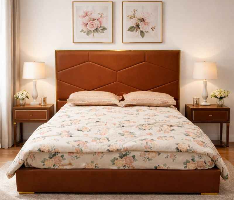 1956/32 King Size Cot Without Storage (HYD OTD)