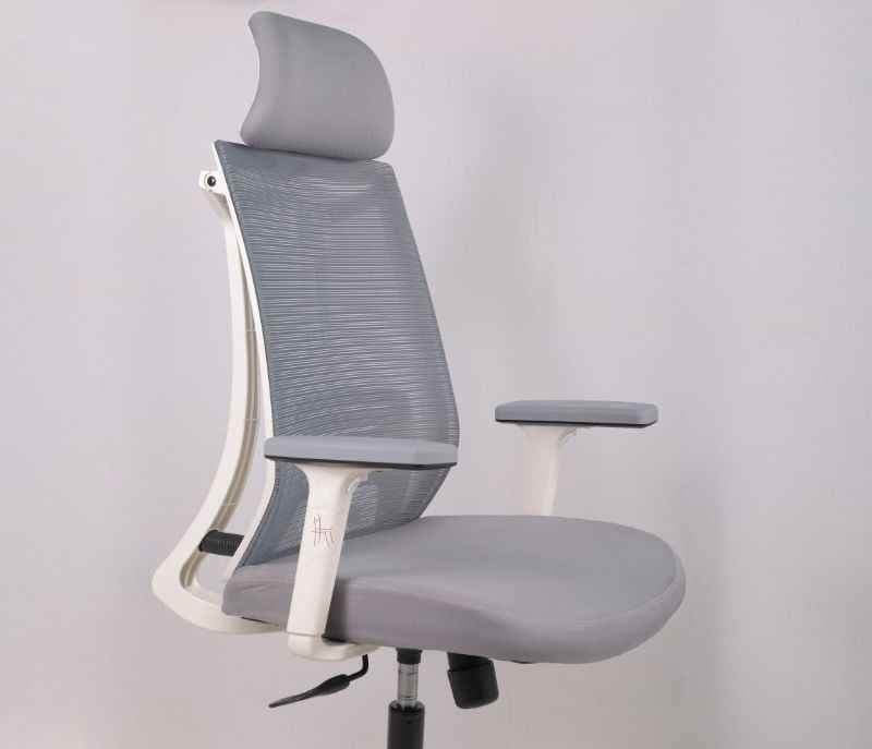 Image 5 for Twister HB White Ergonomic High-Back Mesh Office Chair  Adjustable Height  Revolving Study Work from Home Chair (WFH)/Computer Desk Chair  Back Lumbar Support  Ergonomic Chair  Tilting  Arm Support