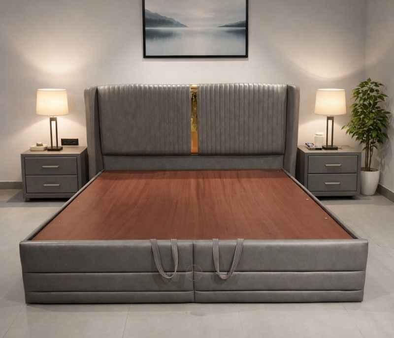 Full Cushion King Size 72X78 With Hydraulic Storage  BS-(CP)