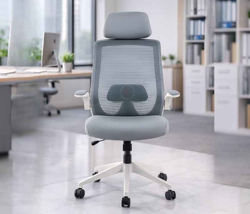 AMAZE HB White Mesh HB High Back Workstation Mesh Executive