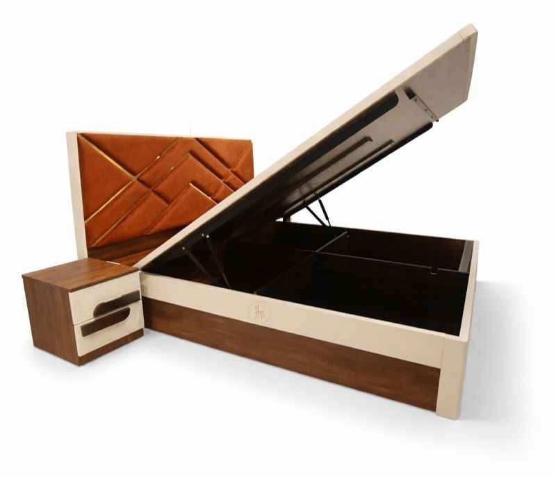 Image 9 for 18004 King Sized Bed with Hydraulic Bed Box (WF)