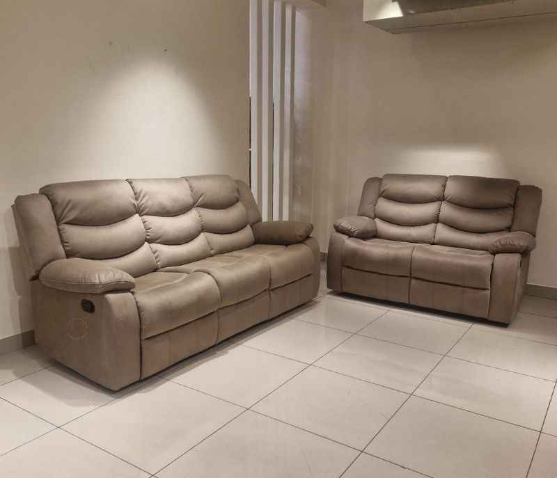 Image 3 for JHR195 - 59929 3+2 Manual Recliner Velvet Suede Fabric  (SKN)