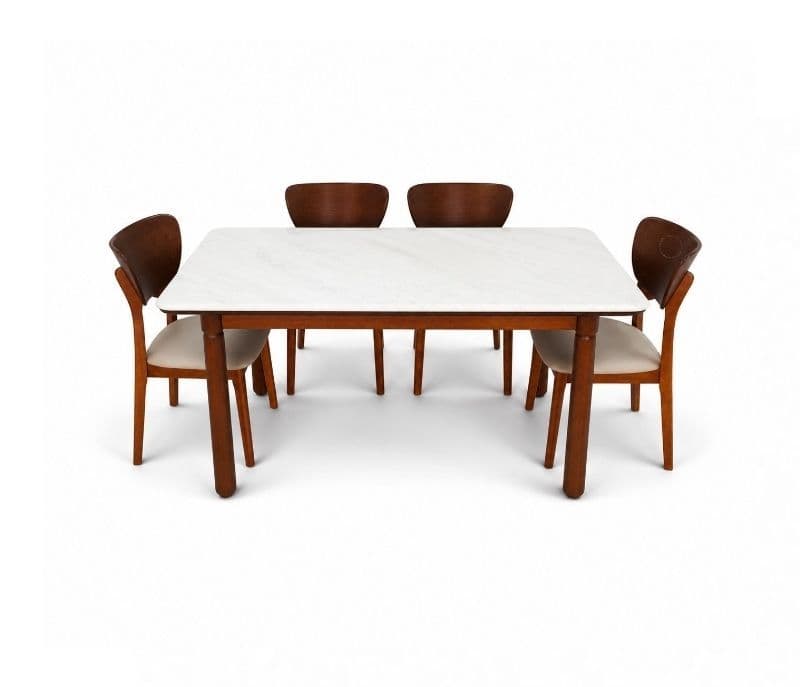 Image 3 for Imported Dining Set 1+4 Seater -137/751 (BWD)(SKN)