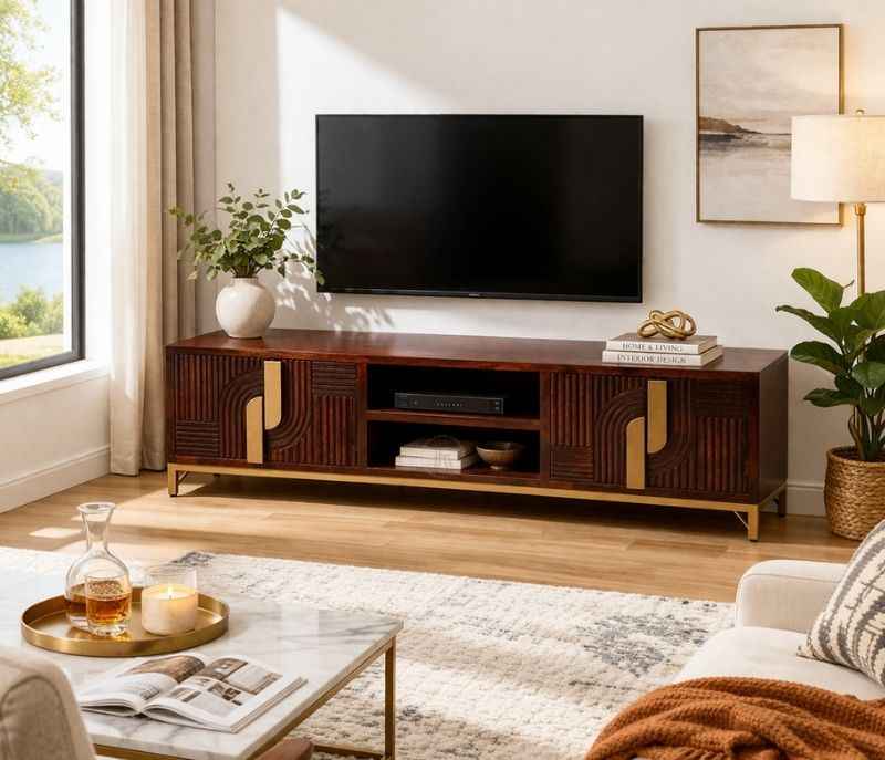 MWLG 2507 TV Cabinet In 4 DOOR (HYD OTD)