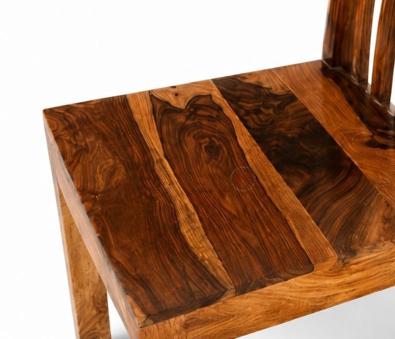 Image 4 for Tile Solid Sheesham Wood Dining Set (SCV_PKU)