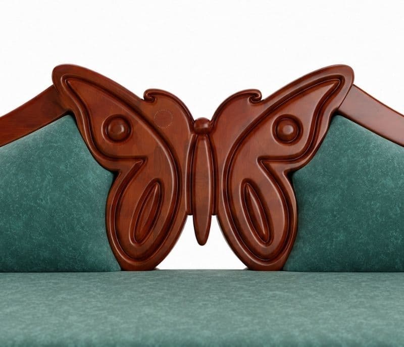 Image 3 for Butterfly Diwan Solid Rubber Wood (ZAM) (OWD)