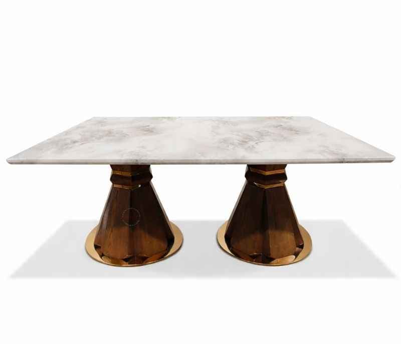 Image 9 for 6657/654/8009 Marble Top 1+6 Dining Set