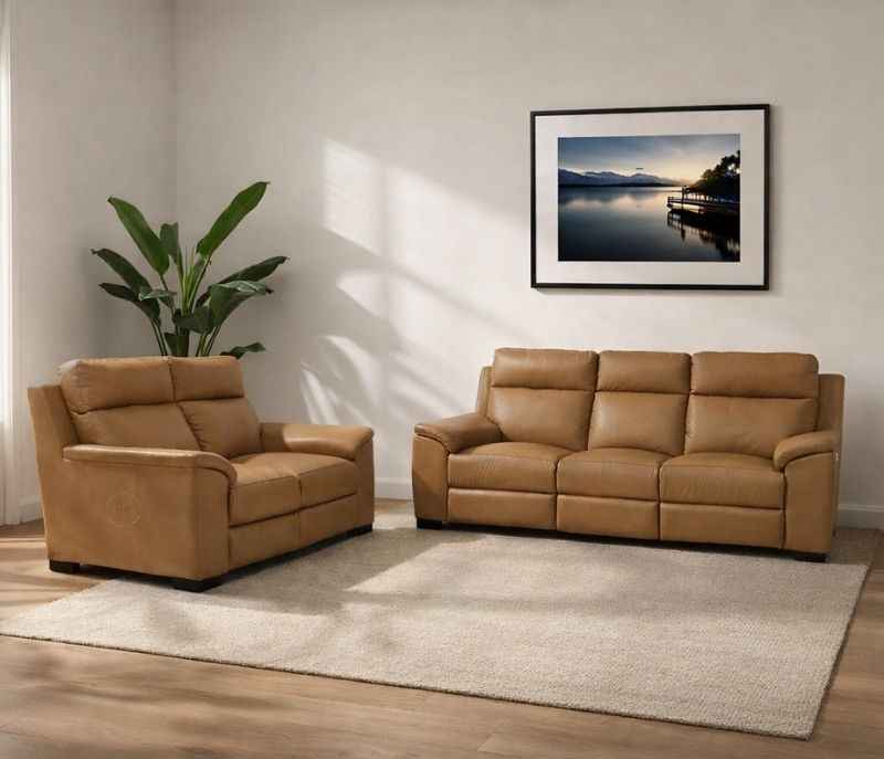 Stanley recliner 3 seater motorised 2 seater static (WH OTD)