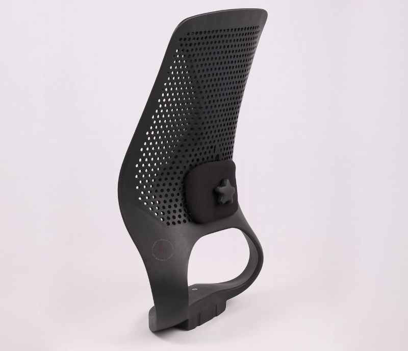Image 5 for Rio Black Mesh Series With Adjustable Lumbar Handles & Headrest For Long Hours seating,work from home computer desk