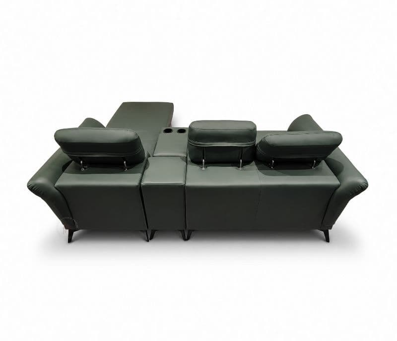 Image 7 for Leather Sofa 2+C+Lounger  2 Seater+ Console+Lounger Pure Body Touch Leather (HYD OTD)