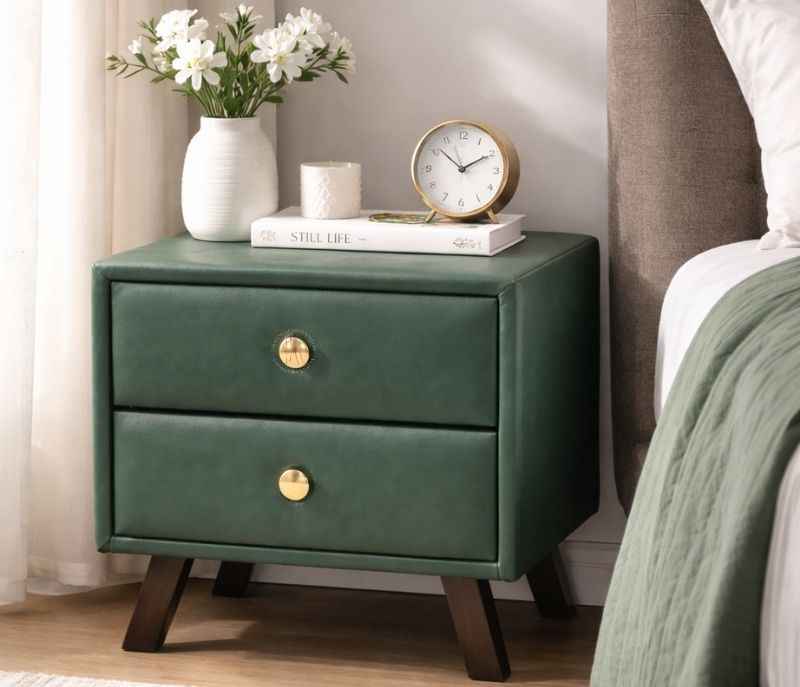 Altis Bed Side Table With 2 Drawers Size 18×16 (WF OTD)