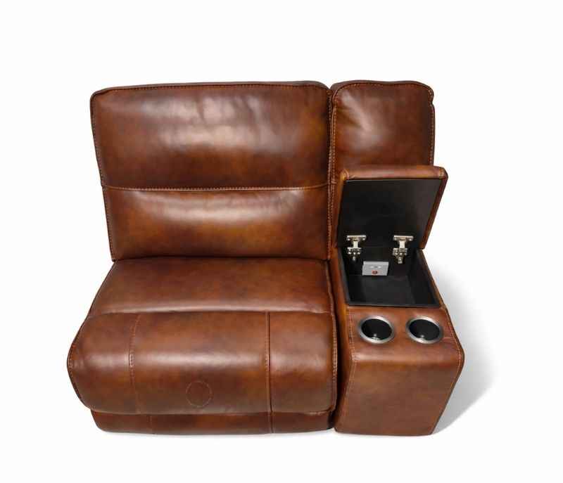 Image 11 for UX-Series 7004 Modern 3+2+1 Leather Sofa Set with Archtectural Metal Base (EC)