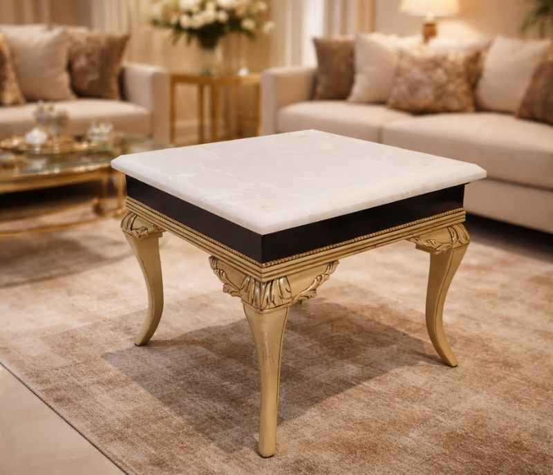 Novelty Side Table Marble (HYD OTD)