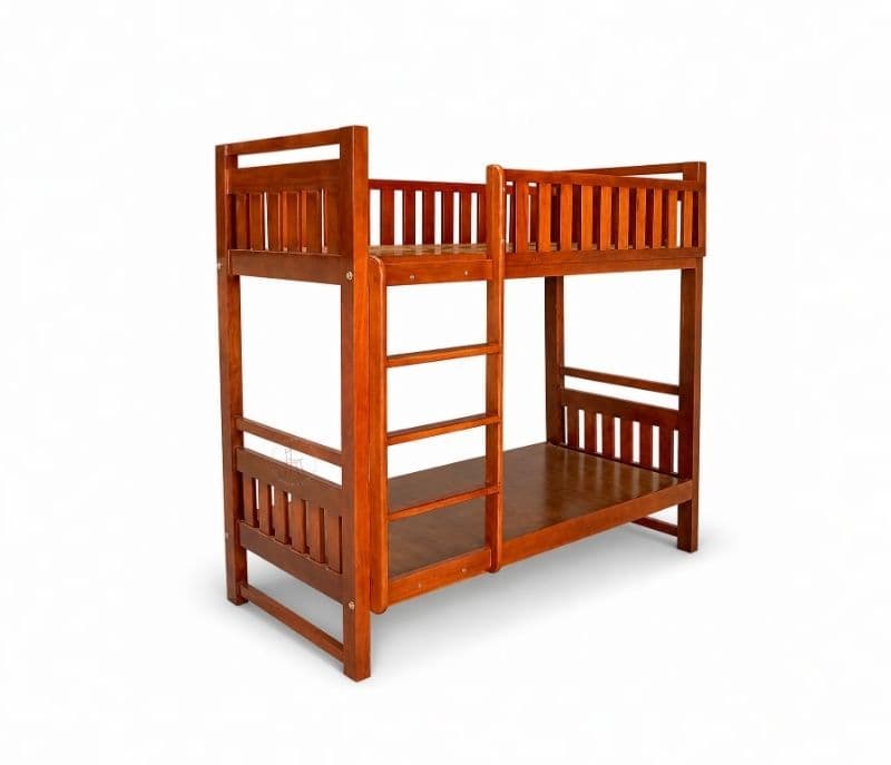 Image 11 for The Cozy-Climb Bunker Bed In Solid Mahogany Wood (WH)(BWD)(BTM)(EC)