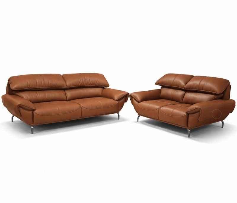 Image 4 for F1 3+2+1 Seater Premium Leather Fabric With Metal Legs