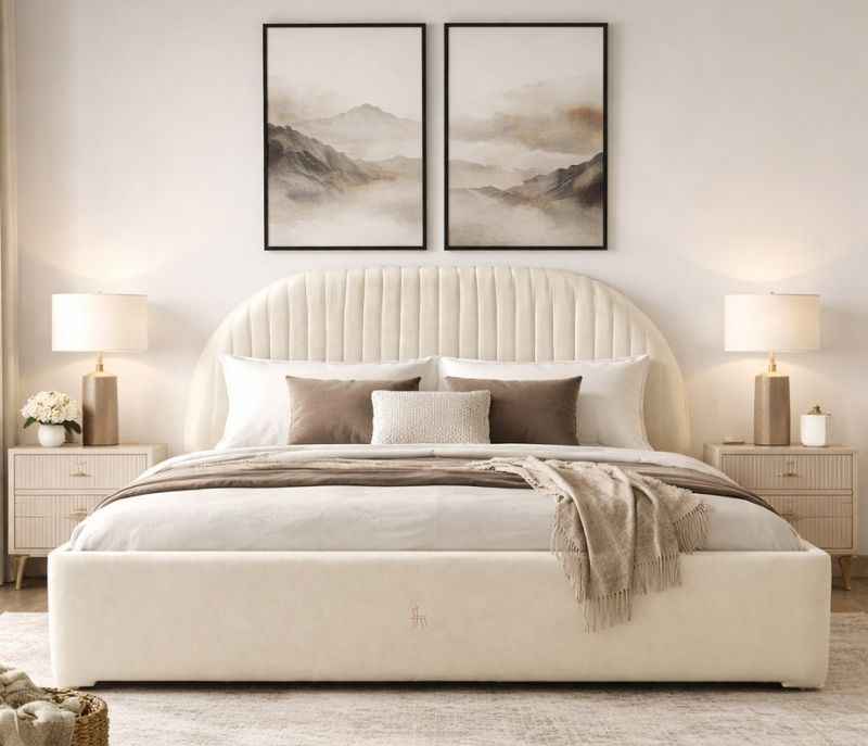 Full Cushion Cot King size ( 6×6.5) Without Storage  (CP)