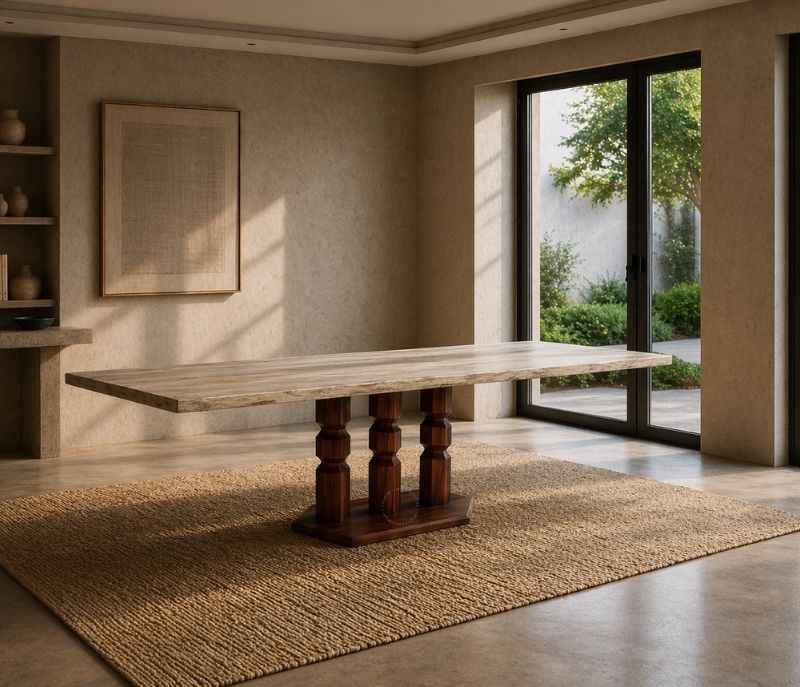 3 Candy Carved Plain Wooden Base Only (MRM)