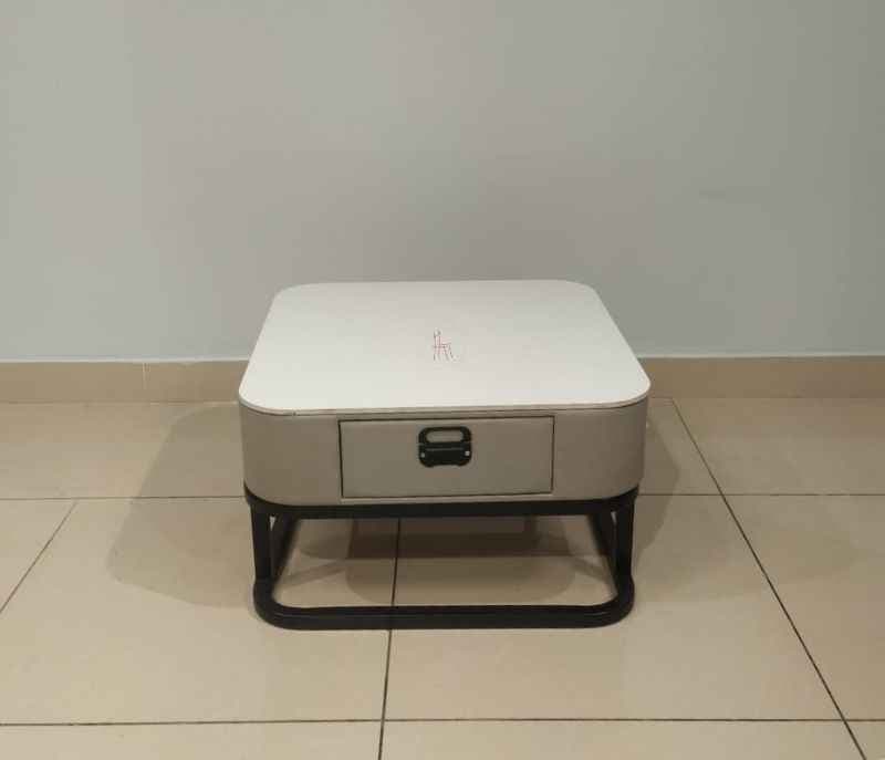 Image 2 for Instaa - 40856-C10-301 Powder Coted Metal Base & Glass With Centerdmarbal Marble Top (BSK)