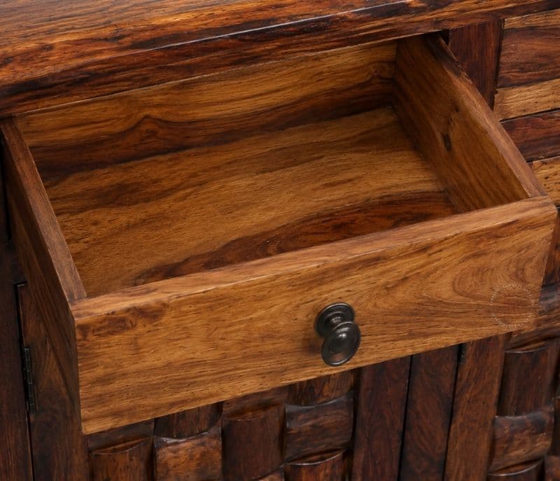 Image 8 for 3 Door  Nivaar Side Board Solid Sheesham Wood (SCV_PKU)(BTM)