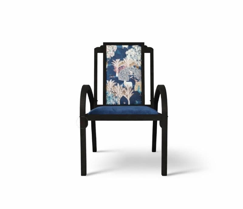 Image 3 for Eowyn Trickle | Accent Chair Velvet Fabric (ARC)