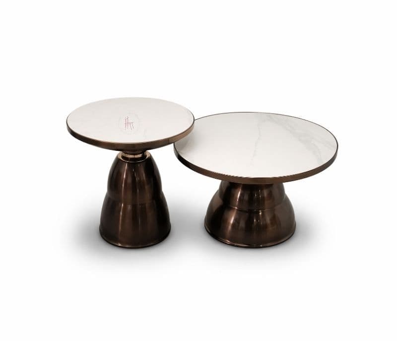 Image 7 for Centre Table 1 With Ceramic Top And Metal Base (HYD)