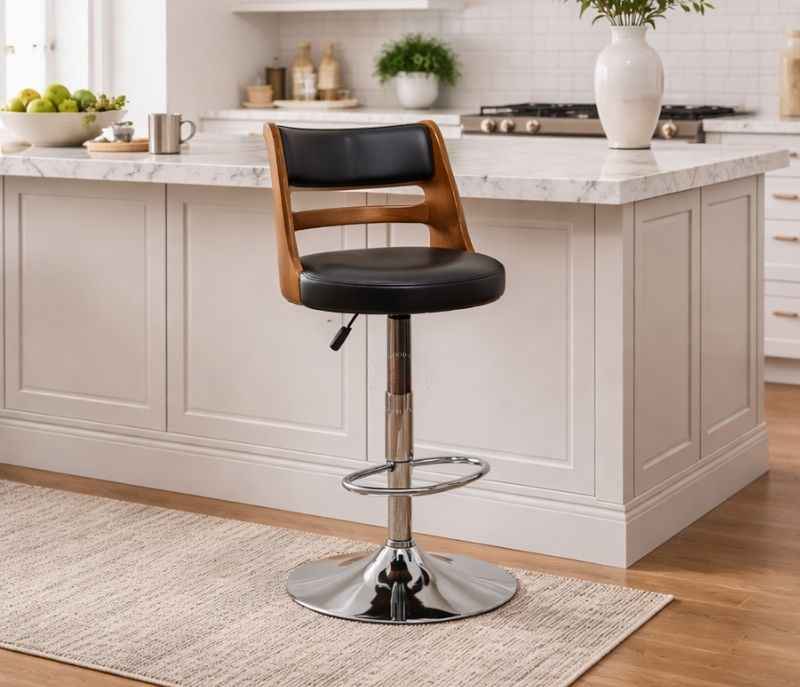 Wooden Line Barstool (706) (PM)