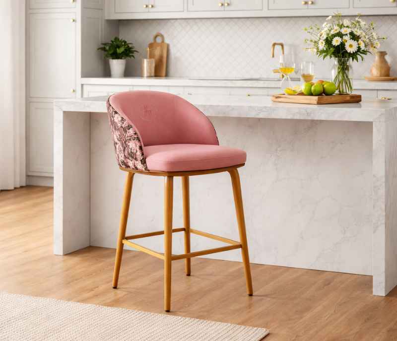 Lounge Bar Stool Metal Leg (PM)