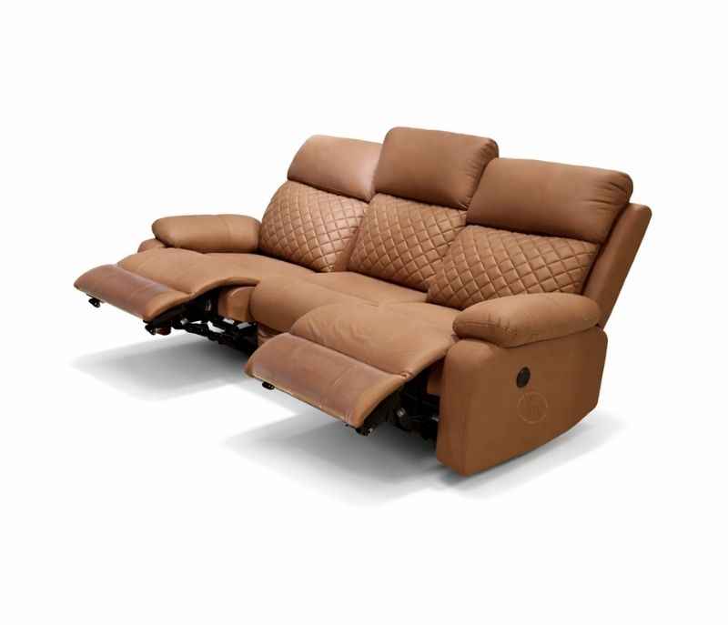 Image 7 for R20 3+2 With Console Electric Recliner And 1S Electric Recliner Micro Suede Fabric (SKN)(BS - BSK)(BTM)(HYD)