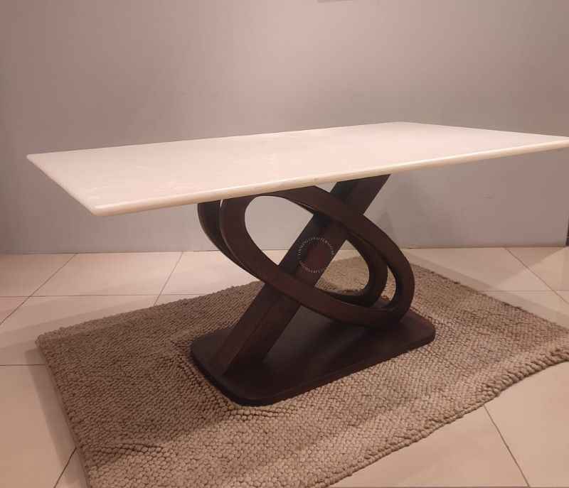 Image 6 for DT 52 / DC 369 With Onyx Marble 1+6 Chairs Dining Set (WF OTD)