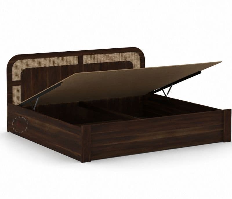 Image 5 for Casa Full Lifton Sheesham Wood Bed With Hydraulic Storage(WI)