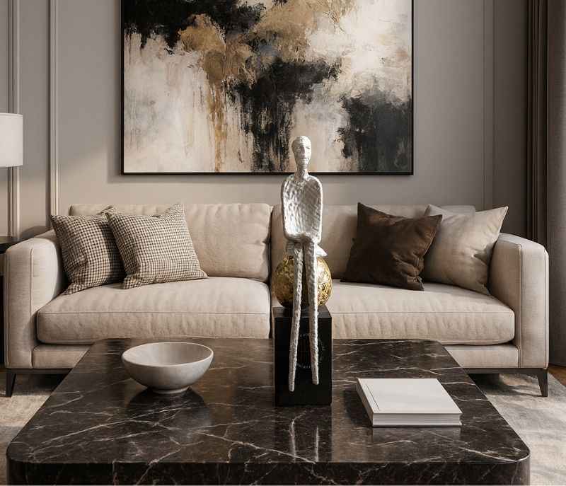 K-RA-52 Showpiece With Metal And Resin