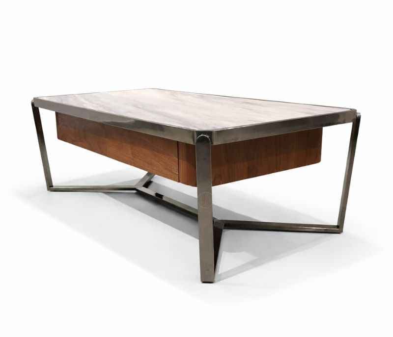 Image 5 for Centre Table - A 50 With Marble Top And Metal Base (CP OTD)